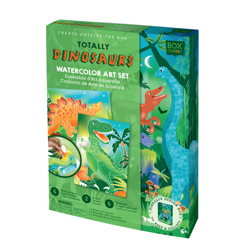 DIY Craft Kit - Totally Dinosaurs - Watercolour Art Kit