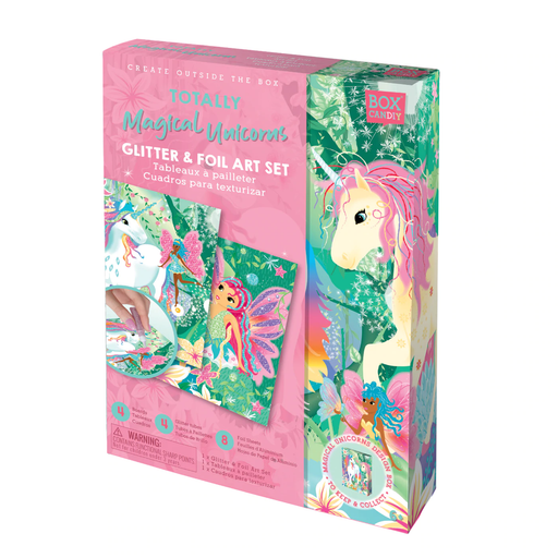 DIY Craft Kit - Totally Magical Unicorns - Glitter & Foil Art Kit