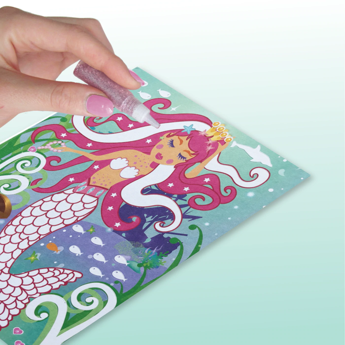 DIY Craft Kit - Totally Mermaids - Glitter Foil Art