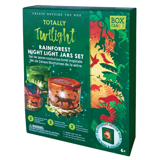 DIY Craft Kit - Totally Twilight - Rainforest Night Light Jars
