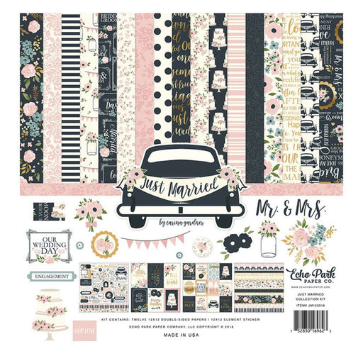 Echo Park Just Married Collection - 12 x 12 Collection Kit