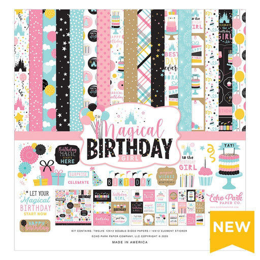 Echo Park Magical Birthday Girl Collection - 12 x 12 Collection Kit