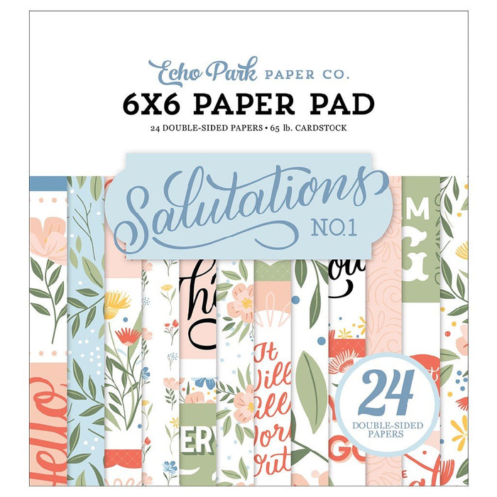 Echo Park Salutations No. 1 Collection - 6 x 6 Paper Pad