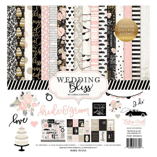 Echo Park Wedding Bliss Collection - 12 x 12 Collection Kit