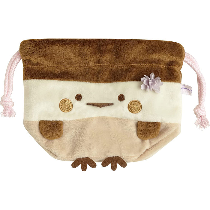 Everyone Kotorikko Plush Mini Drawstring Bag-Suzume