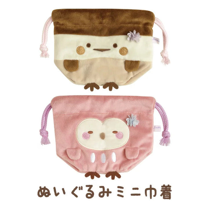 Everyone Kotorikko Plush Mini Drawstring Bag-Suzume