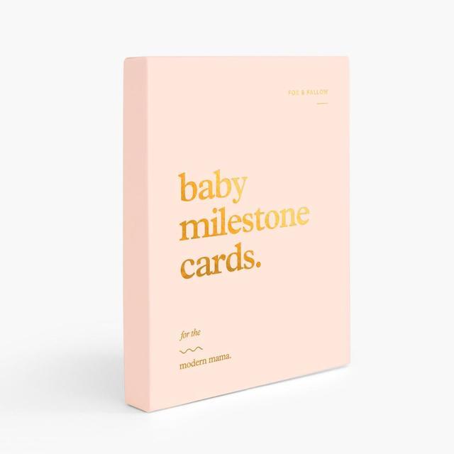 Fox & Fallow Baby Milestone Card Set - Cream