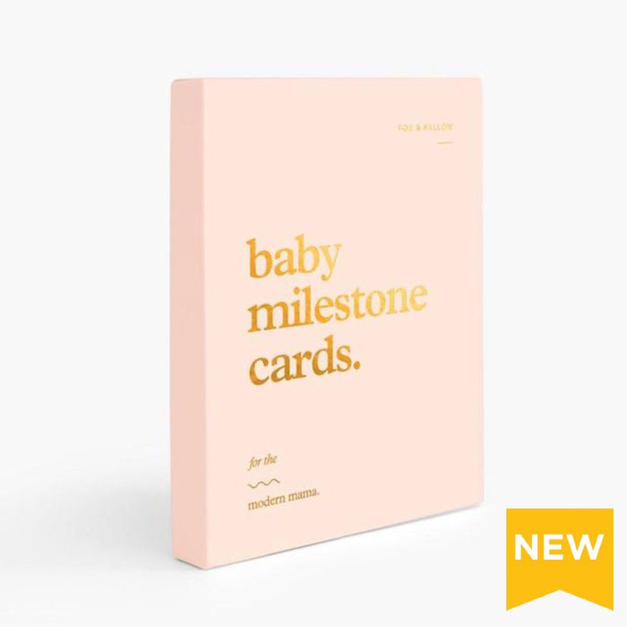 Fox & Fallow Baby Milestone Card Set - Cream