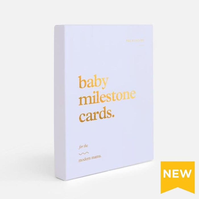 Fox & Fallow Baby Milestone Cards - Powder Blue