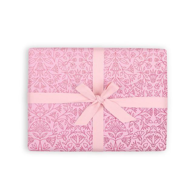 Fox & Fallow Gift Wrapping Paper Flat Sheet - Egyptian Rose