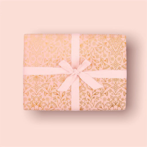 Fox & Fallow Gift Wrapping Paper Flat Sheet - Moroccan Peach