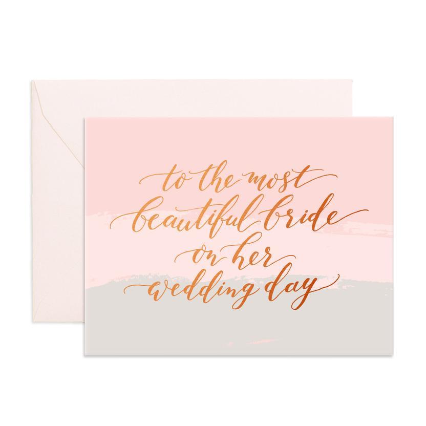 Fox And Fallow Greeting Card Beautiful Bride — Papermarket 3754