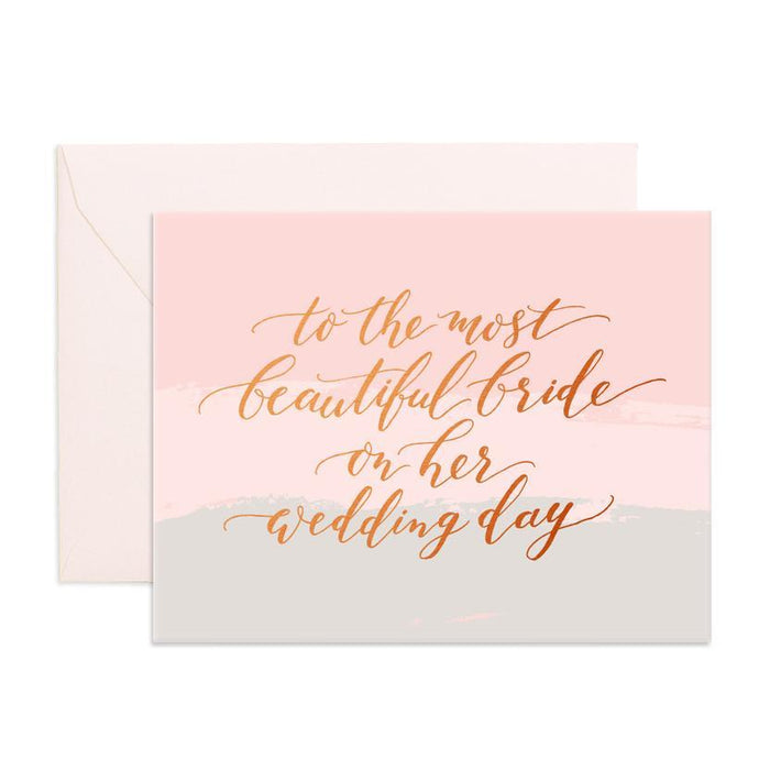Fox & Fallow Greeting Card - Beautiful Bride