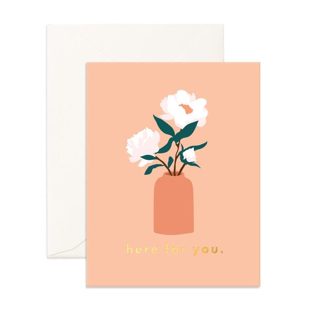 Fox & Fallow Greeting Card - Here For You Magnolias