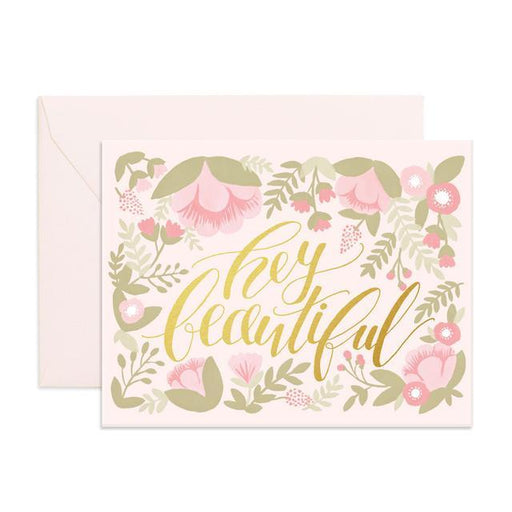 Fox & Fallow Greeting Card - Hey Beautiful