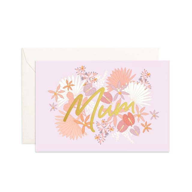 Fox & Fallow Greeting Card Mini - Mum Floribunda