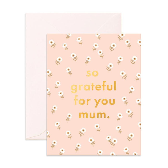 Fox & Fallow Greeting Card - So Grateful Mum