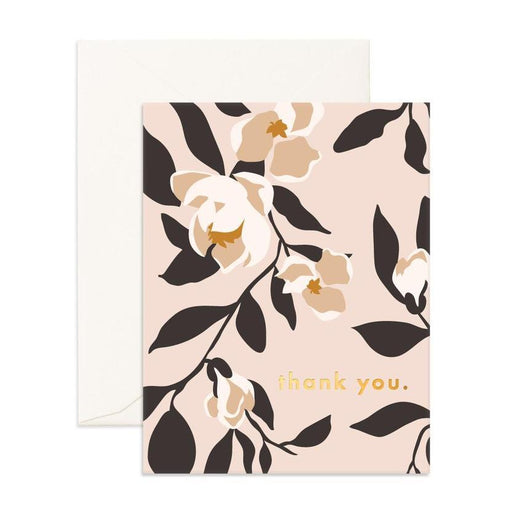 Fox & Fallow Greeting Card - Thank You Magnolias