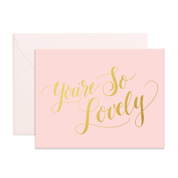 Fox & Fallow Greeting Card - You're So Lovely