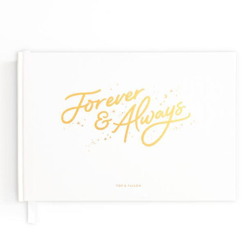 Fox & Fallow Wedding Guest Book - Forever & Always Prompted