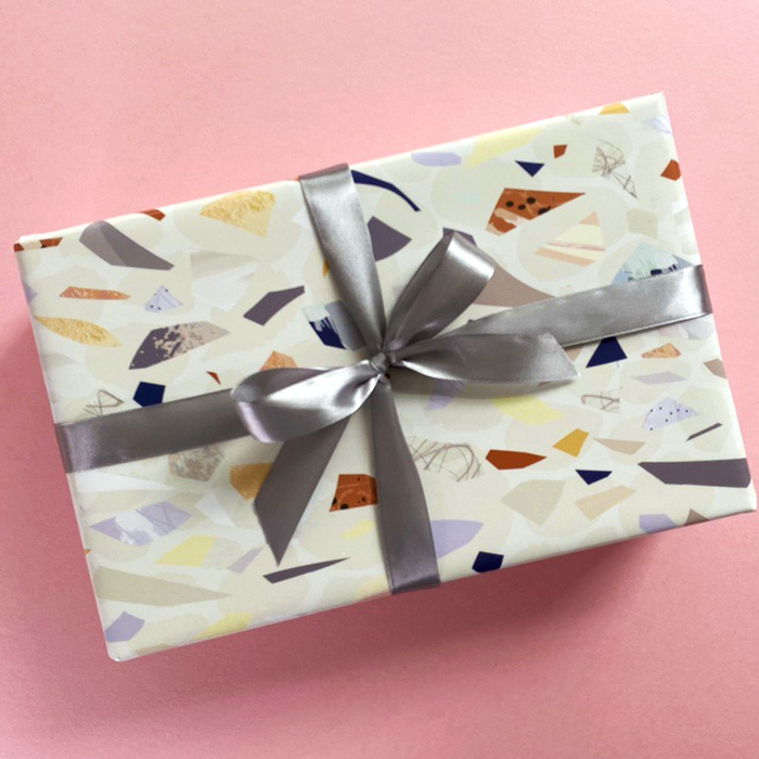 Gift Wrapping Paper Flat Sheet - Terrazo Contemporary Mix