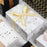 Gift Wrapping Paper Roll - 2M White Marble Prints