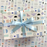 Gift Wrapping Paper Roll - 3 Sheets Geometric Shapes