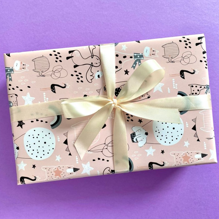 Gift Wrapping Paper Roll - 3 Sheets Let’S Celebrate