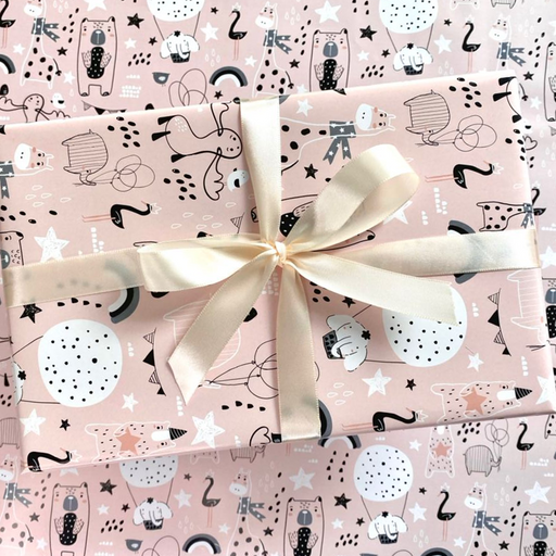 Gift Wrapping Paper Roll - 3 Sheets Let’S Celebrate