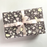 Gift Wrapping Paper Roll - 3 Sheets Terrazo Slate Grey