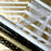 Gift Wrapping Paper Roll - 3M Gold & White Stripes