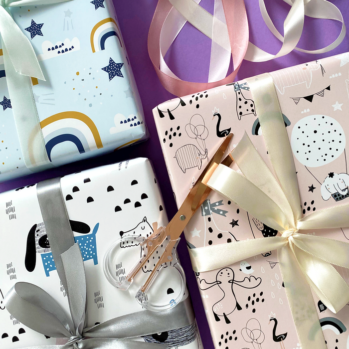 Gift Wrapping Paper Trio Roll - Playtime Trio Assortment Pack