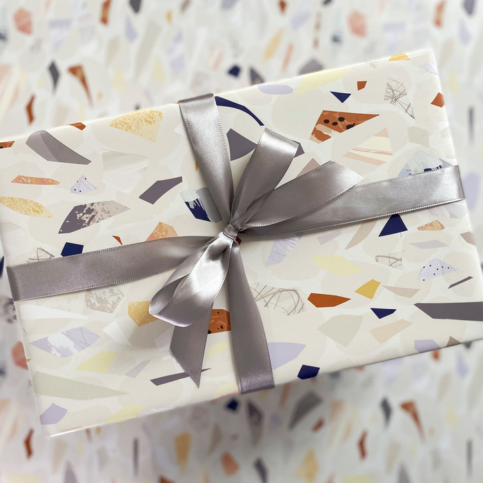 Gift Wrapping Paper Trio Roll - Terrazo Trio Assortment Pack