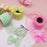 Gift Wrapping Ribbon Tulle - Baby Pink With Flower Prints