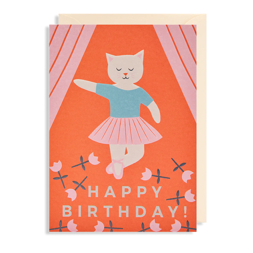 Greeting Card-Birthday Cat