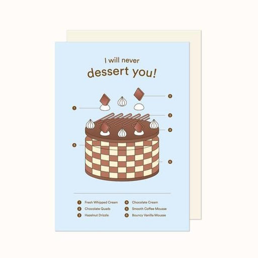 Greeting Card: Chocolate Cake