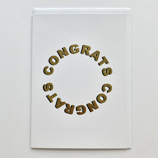 Greeting Card - Circle Congrats