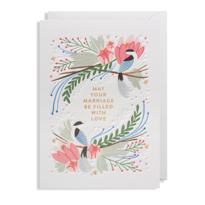 Greeting Card - May Your Marriage Be Filled With Love