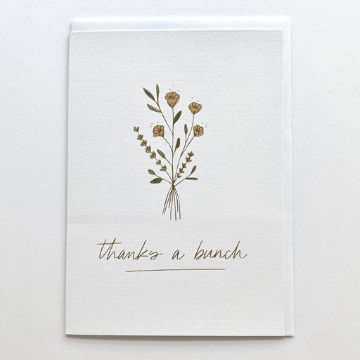 Greeting Card - Thanks A Bunch