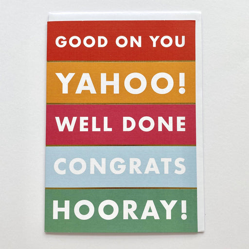 Greeting Card - Well Done