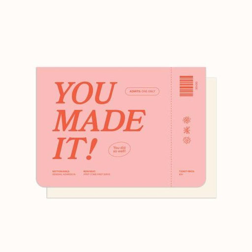 Greeting Card: You Made It