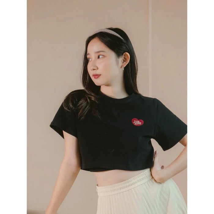 Heart to Love Crop Top Size S