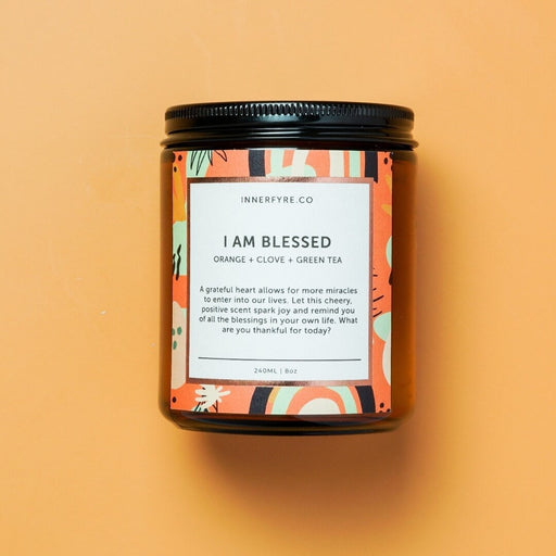 I Am Blessed Affirmation Candle