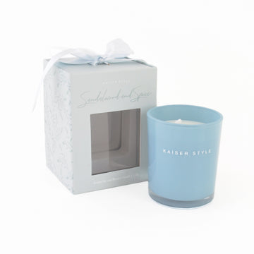 K Style Boxed Gift Candle - Sandlewood & Spice