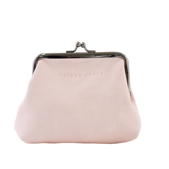 K Style-Clasp Purse-Pink