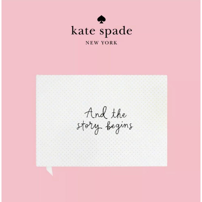 Kate Spade Bridal Guest Book-And the Story Begins
