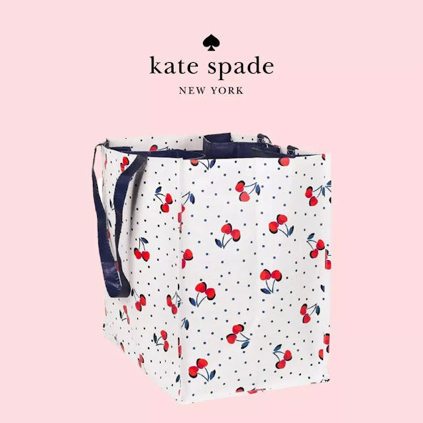 Kate Spade Grocery Tote-Vintage Cherry Dot