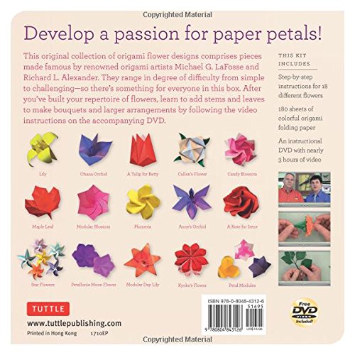 Lafosse & Alexander's Origami Flowers Kit