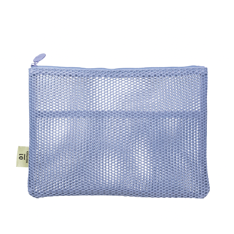 Mesh Collection Flat Pouch A5 - Blue