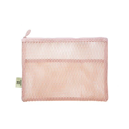 Mesh Collection Flat Pouch A5 - Light Pink